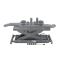 Пост сход-развала 3D с подъёмником 6,5т KraftWell 6.5WA_set_2, с поворотными кругами