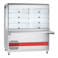 Прилавок-витрина холодильный ПВВ(Н)-70КМ-С-01-НШ столешница нерж. (21000011054)