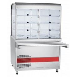 Прилавок-витрина холодильный ПВВ(Н)-70КМ-С-02-НШ с гастроемк. (1120 мм) кашир (21000007752)