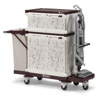 Тележка для горничной ANTHEA 262R-02W серии MAGIC-ART