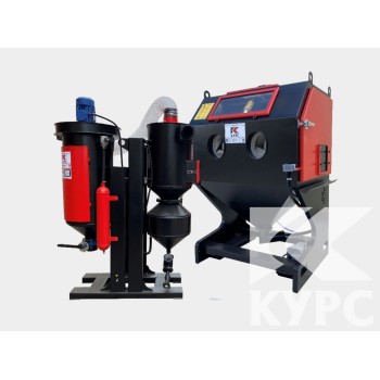 Пескоструйная камера PST-КСО-110-Н-ФВР-М, загрузка боковая правая