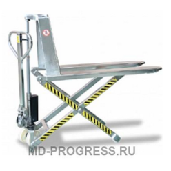 Гидравлическая тележка NOBLELIFT SLP10-INOX (высокоподъемная, нержавейка)