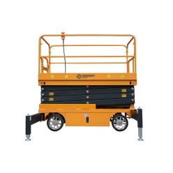 Подъемник ножничный несамоходный SJY-0.5-9 (220V, 500 кг, высота подъема 9 м) SMARTLIFT