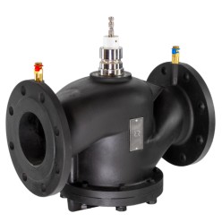 Клапан балансировочный комбинированный РИДАН AQF-R DN80 PN16, с ниппелями, фланцевый