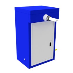 Термоблок газовый уличный ТГУ-НОРД-С (син, с котлом Baxi Eco Life 1.24F 1конт, СМТ-Смарт G4, лев-пр)