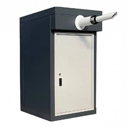 Термоблок газовый уличный ТГУ-НОРД-С (сер., с котлом Baxi Eco Life 1.24F, 1конт., ZONT, c газ.лин)