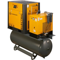 Винтовой компрессор ET-Compressors SL 11-08-500 ES (IP55) на ресивере с осушителем