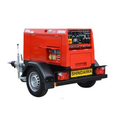 Дизельный двухпостовой сварочный генератор SHINDAIWA DGW400DMK/RU Дизельный двухпостовой сварочный генератор SHINDAIWA DGW400DMK/RU