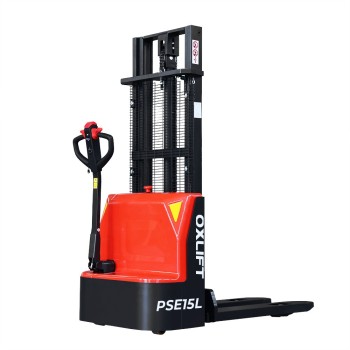 Самоходный Штабелер OXLIFT PSE15L 2900 мм 1500 кг GEL 24V/75Ah Самоходный Штабелер OXLIFT PSE15L 2900 мм 1500 кг GEL 24V/75Ah
