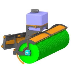 Щетки дорожные с поворотом для экскаваторов-погрузчиков МЕТАТЭКС BRM-BL-700-2400-HA Щетки дорожные с поворотом для экскаваторов-погрузчиков МЕТАТЭКС BRM-BL-700-2400-HA