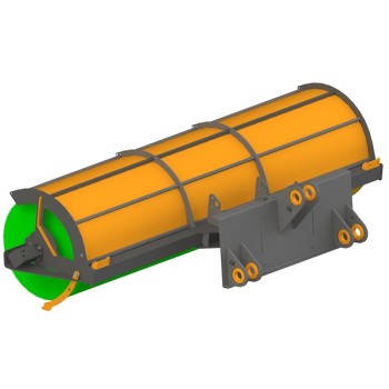 Щетки поворотные для фронтальных погрузчиков МЕТАТЭКС BRM_FL-700-2200-MA Щетки поворотные для фронтальных погрузчиков МЕТАТЭКС BRM_FL-700-2200-MA