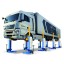 Комплект беспроводных подкатных колонн для грузовых автомобилей FC55W-6, г/п 5.5 т. (6шт) Комплект беспроводных подкатных колонн для грузовых автомобилей FC55W-6, г/п 5.5 т. (6шт)