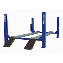 Подъемник четырехстоечный 6,5 тонн KraftWell KRW6.5WA_blue, электрогидравлический, для сход-развала, 380В