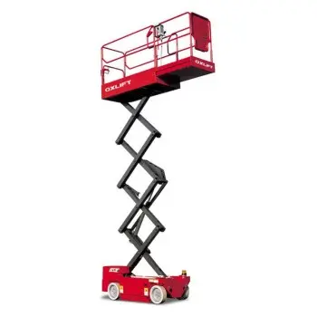 Самоходный ножничный подъемник QXE80 OXLIFT 6000 мм 450 кг