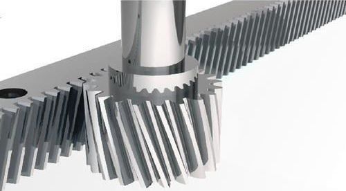 Косозубая рейка