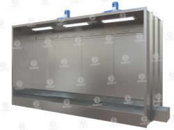 Покрасочная камера Корст OKVZ-3000A расширенная слева