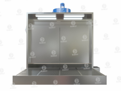 Покрасочная камера с водяной завесой Корст OKVZ-4000+P вид спереди