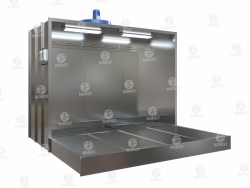 Покрасочная камера с водяной завесой Корст OKVZ-3500А+P справа