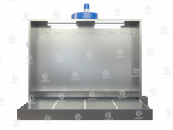 Покрасочная камера с водяной завесой Корст OKVZ-3500А+P вид спереди