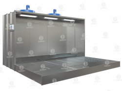 Покрасочная камера с водяной завесой Корст OKVZ-3500А+P расширенная справа