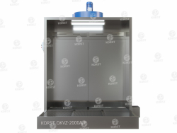 Покрасочная камера с водяной завесой Корст OKVZ-2000A+P спереди