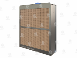 Покрасочный стенд Корст OKSF-2000 полубоком слева