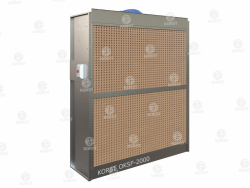 Покрасочный стенд Корст OKSF-2000 полубоком справа