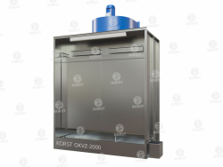 Покрасочная камера Корст OKVZ-2000 полубоком слева