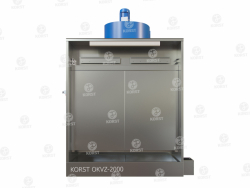 Покрасочная камера Корст OKVZ-2000 вид спереди