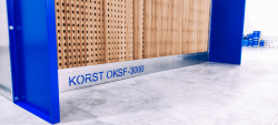 Покрасочная камера Корст OKSF-3000 снизу