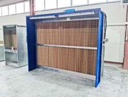 Покрасочная камера Корст OKSF-3000 полубоком слева