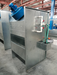 Покрасочная камера Корст OKVZ-1000 полубоком слева сзади