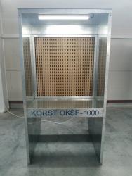Сухая покрасочная камера Корст OKSF-1000 спереди